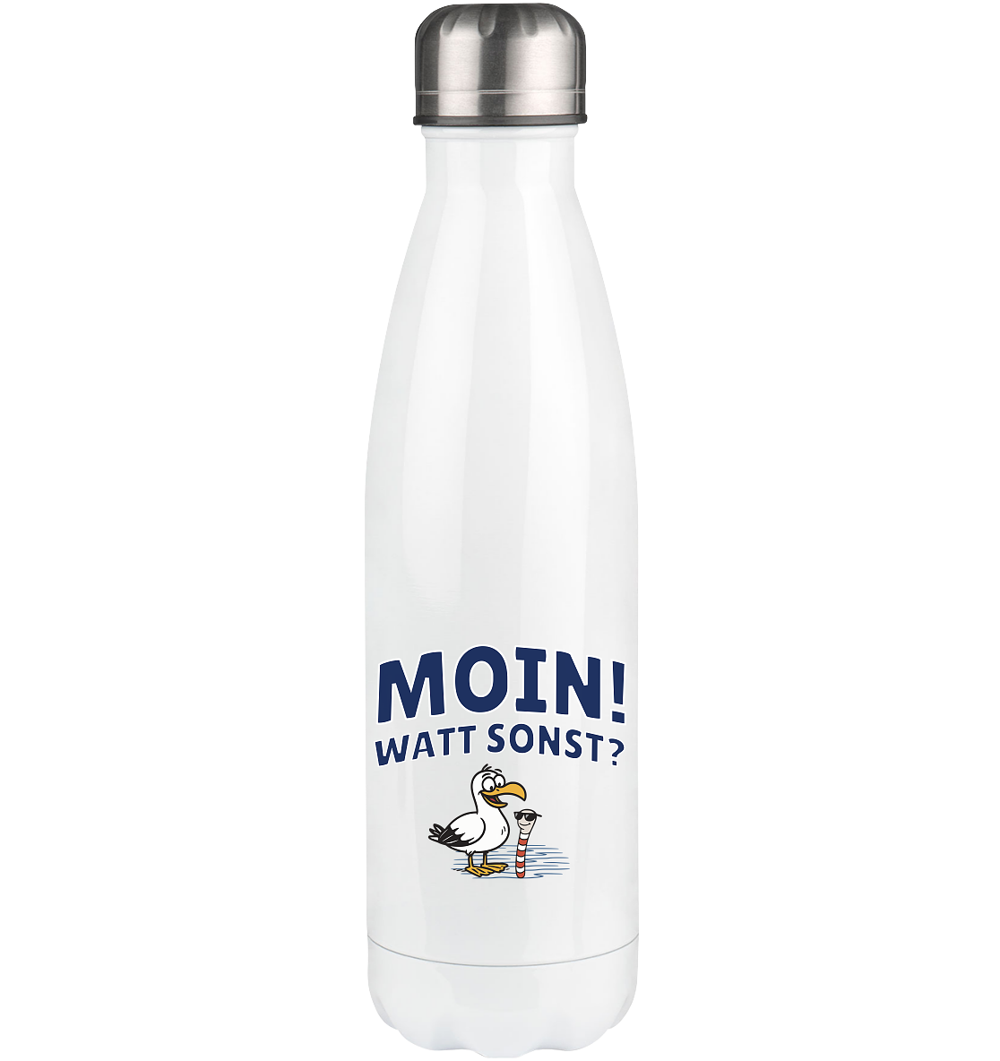 Moin! Watt Sonst? - Thermoflasche 500ml