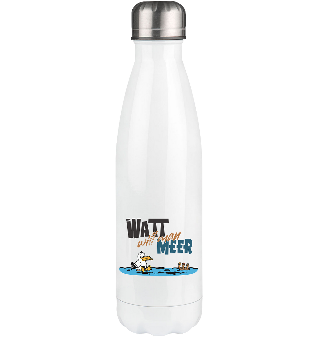 Watt will man Meer - Thermoflasche 500ml